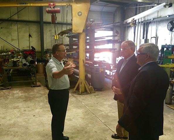 State Senator Scott Wagner tours company’s fabrication shop as well as their CAD/Pre-Construction Design and Service departments