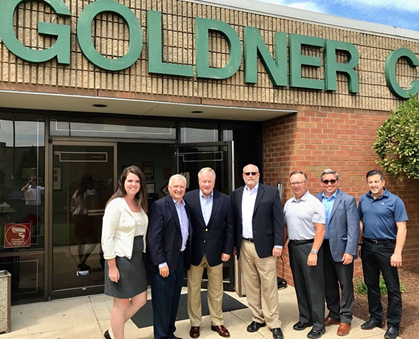 M&SCA Member Herman Goldner Co., Inc. stands with Senator Scott Wagner