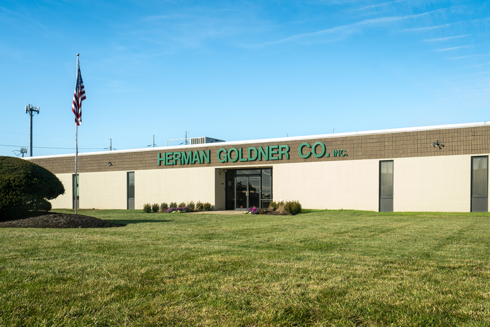 Exterior view of Herman Goldner Co., Inc. headquarters in Philadelphia, PA, home to leading mechanical construction and service operations in the Greater Delaware Valley.