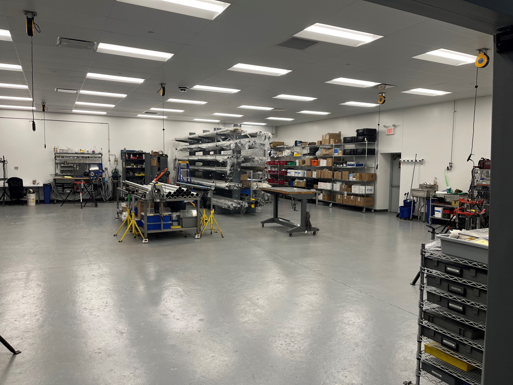 High-purity stainless steel process piping fabrication and inspection setup by Herman Goldner Co., Inc. in Philadelphia.