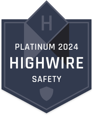 Highwire safety award 2024 - Platinum